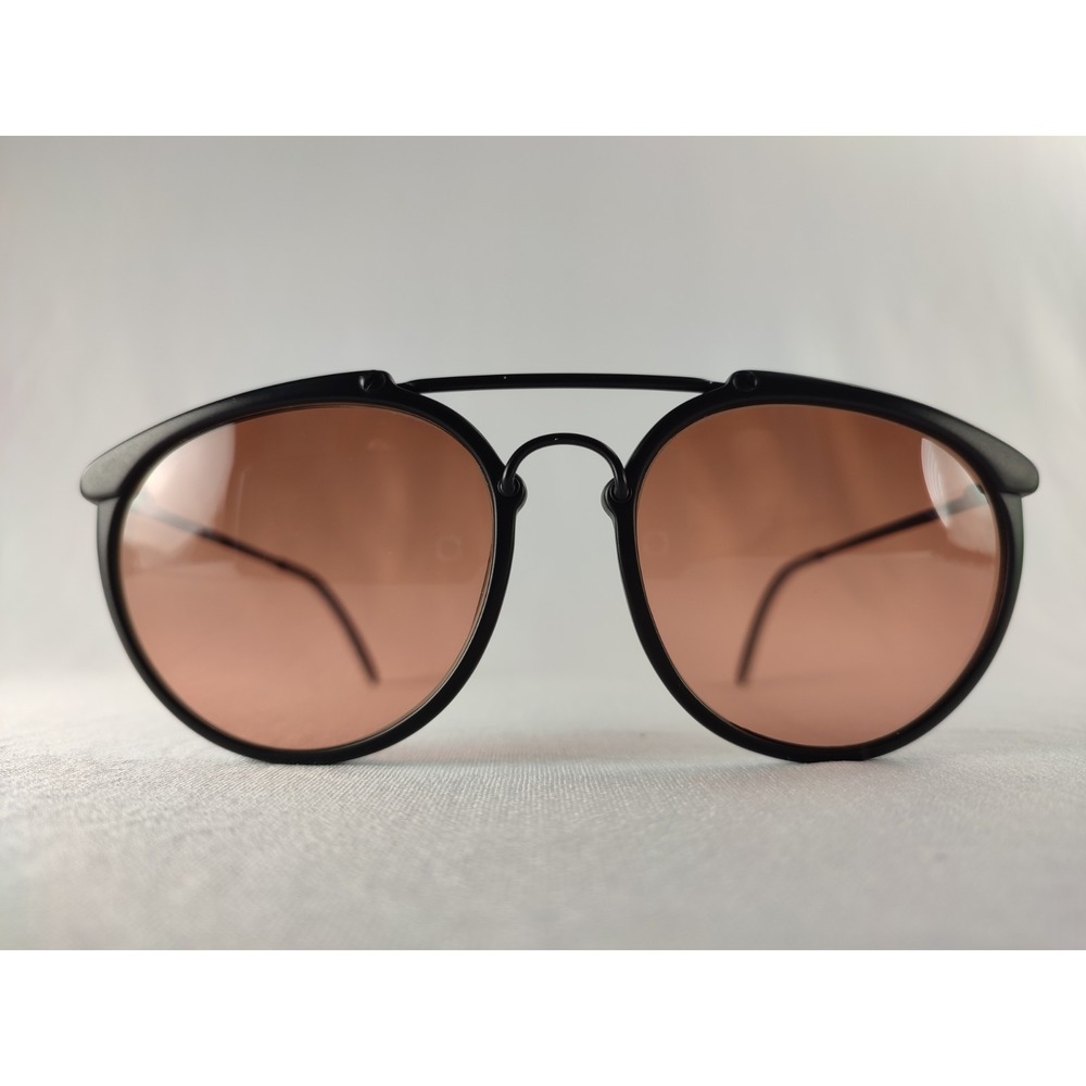 Serengeti 6227 Wickets Drivers Vintage Sunglasses Black Frame Copper Lens France